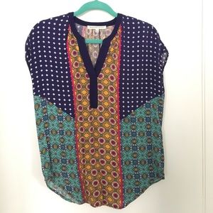 Daniel Rainn Patterned Blouse